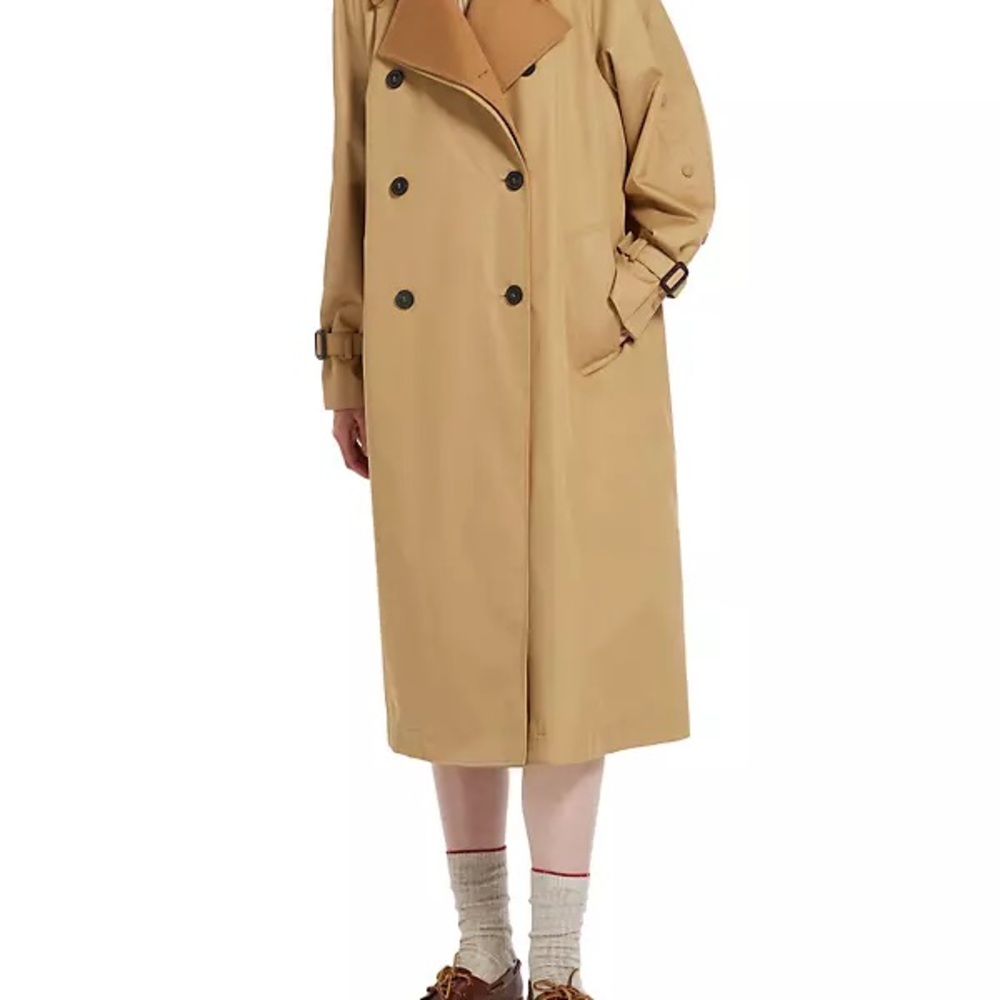 Weekend Max Mara Daphne Wool-Backed Trench Coat - Picture 3 of 11